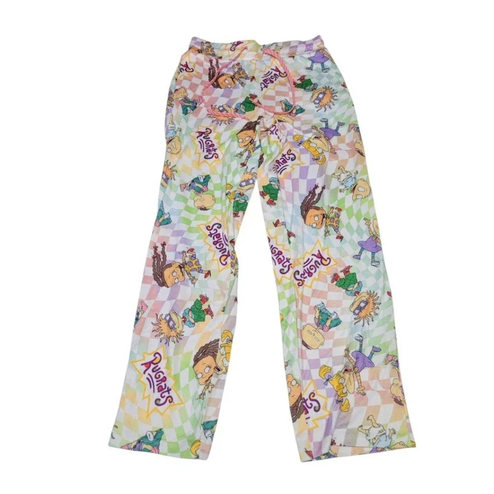 Nickelodeon Rugrats Pajama Pants Tommy Angelica Drawstring‎ Waist Womens XS